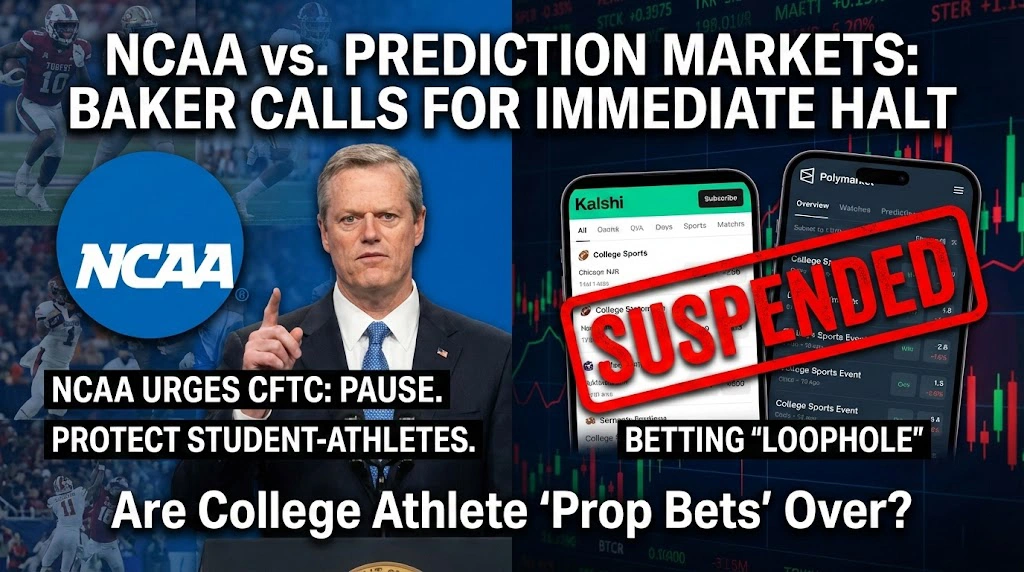 NCAA Urges CFTC to Immediately Halt College Sports Prediction Markets