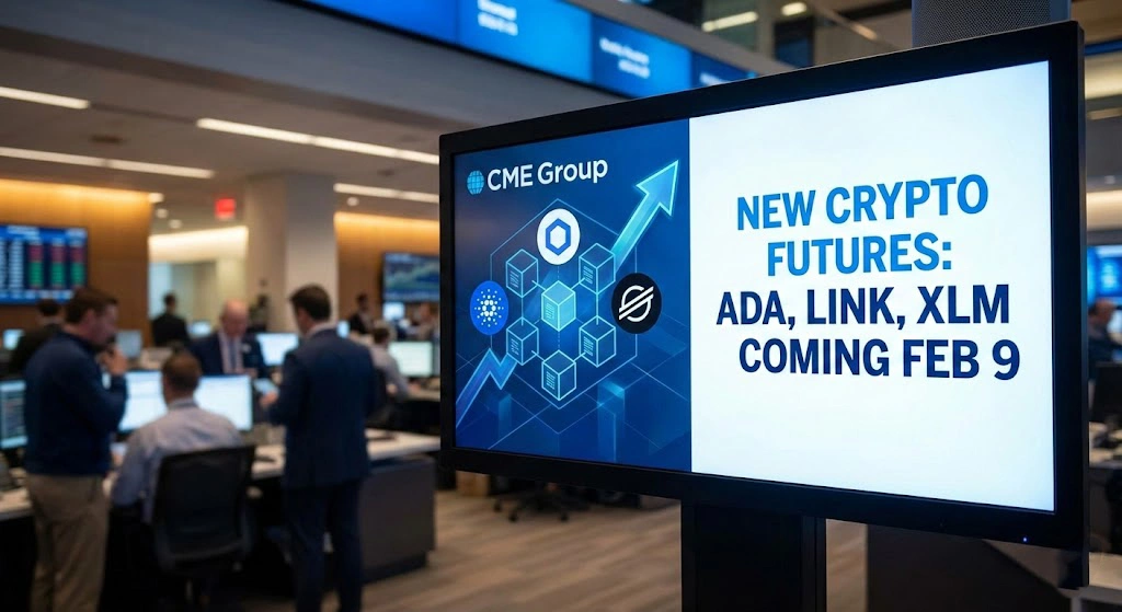CME Group to Launch Cardano, Chainlink, and Stellar Futures in Feb