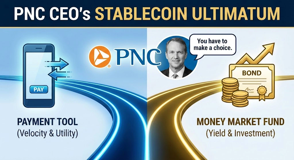 PNC CEO Demchak: Stablecoins Must Be Payments or Funds