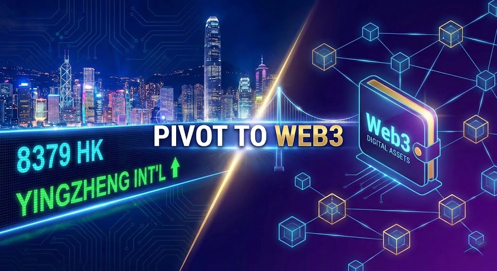 Hong Kong Listed Yingzheng International (8379) Pivots to Web3 & Crypto