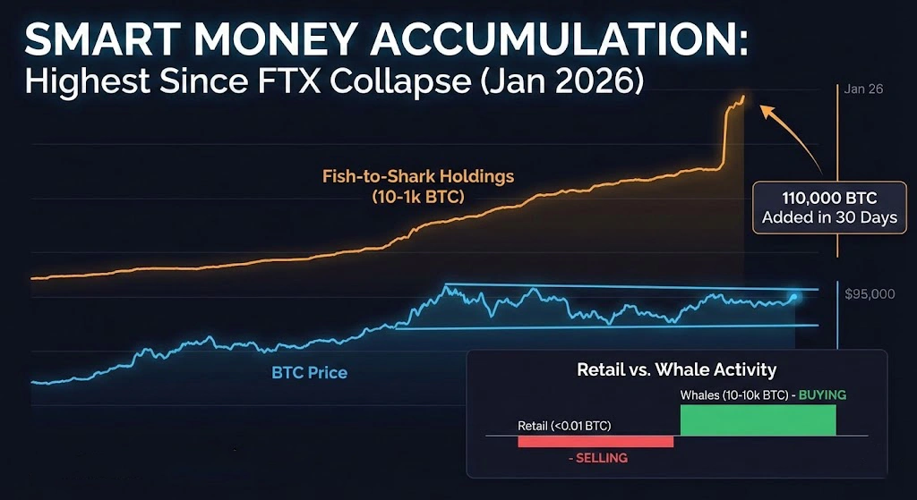 Large Bitcoin Holders Buy Most Coins Since 2022 FTX Collapse