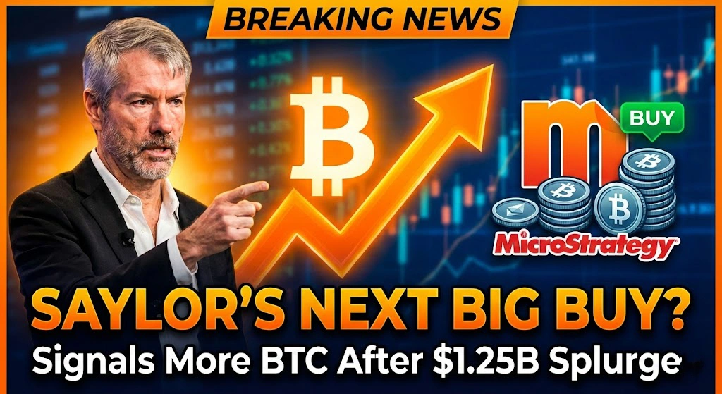 Saylor Signals New Bitcoin Buys After MicroStrategy’s $1.25B Splurge