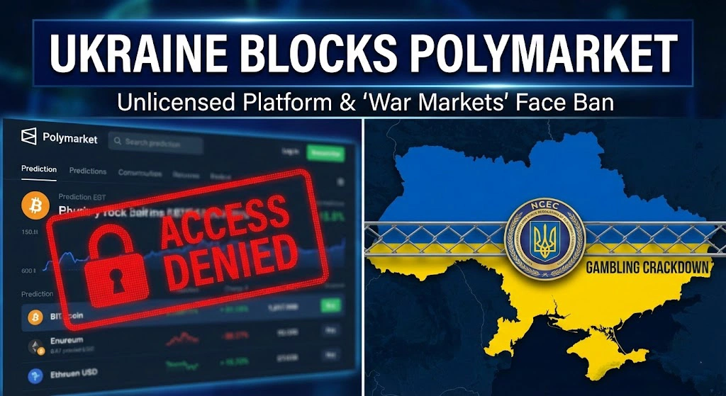 Ukraine Blocks Polymarket in Online Gambling Crackdown